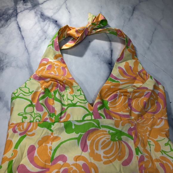 Lilly Pulitzer What A Wonderful World Halter Dress - Picture 4 of 8